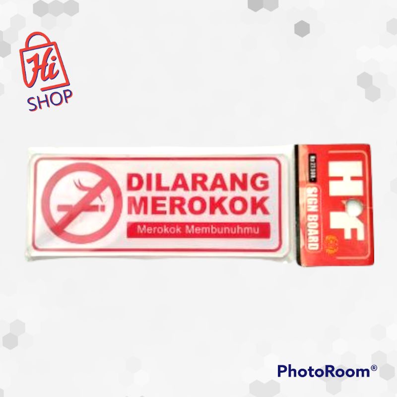 Jual Sign Board DILARANG MEROKOK Bahan Akrilik (bisa COD) | Shopee ...