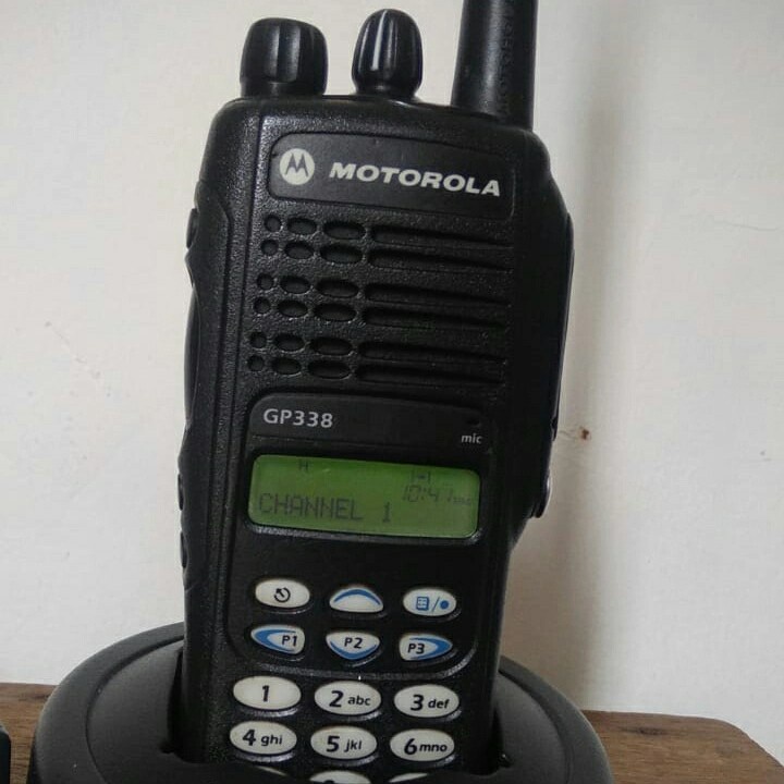 Jual RADIO HT MOTOROLA GP338 RX TX NORMAL | Shopee Indonesia