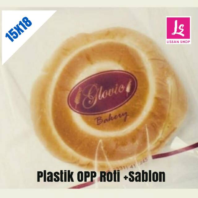 Jual Sablon plastik opp Roti a1000pcs Free Desain | Shopee Indonesia