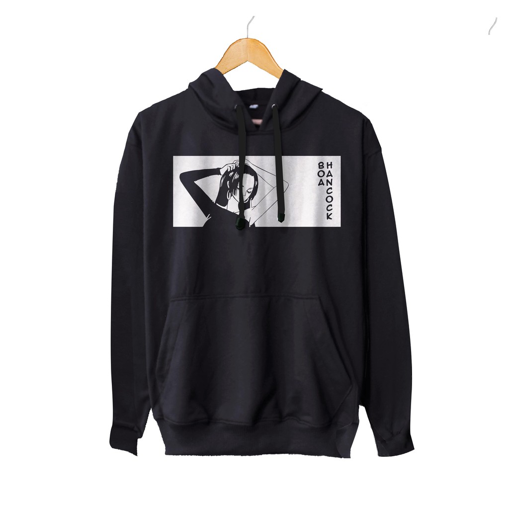 Jaket hoodie jumper anime BOA HANCOCK KUJA PIRATES ONE PIECE material  cotton fleece