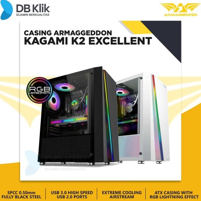 Jual Komponen Komputer Casing Armaggeddon Kagami K2 Excellent - Casing ...