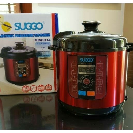 Jual SUGGO Electric Pressure Cooker 6 liter Panci presto Listrik