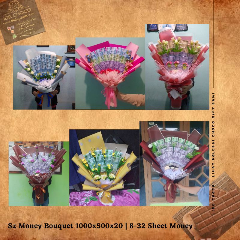 Jual DIY KIT Buket Uang DIY Money Bouquet Thevividiary - Hitam, 10 lbr -  Kota Bandung - The Vividiary
