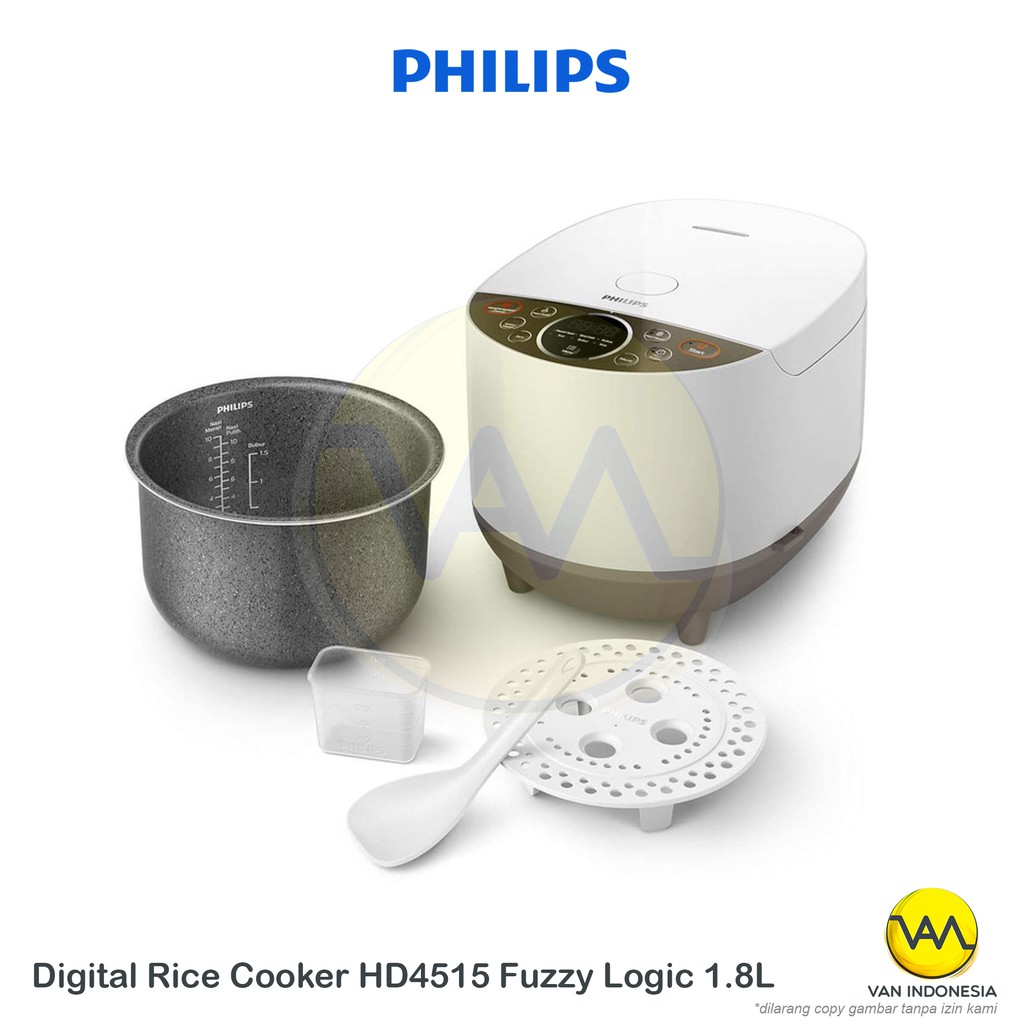Jual Philips Digital Rice Cooker HD4515 Fuzzy Logic / Penanak Nasi 1.8L