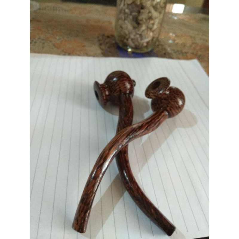 Jual Padud Rokok Pipa roko Cangklong Lengkung Kayu Aren | Shopee Indonesia