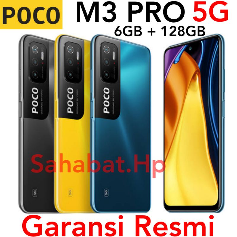 Jual Poco M3 Pro 5g 6128 Garansi Resmi Xiaomi Ram 6gb 128gb 464 Shopee Indonesia 1421