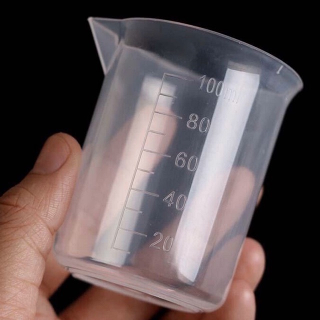 Jual Measuring Cup 100ml Gelas Takar 100ml Beaker Plastic Beaker Glass 100ml Gelas Ukur 6145