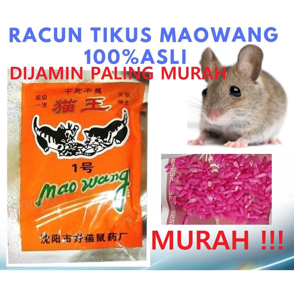 Jual RACUN TIKUS MAO WANG ORIGINAL / MAOWANG RACUN TIKUS / HOLOGRAM ...