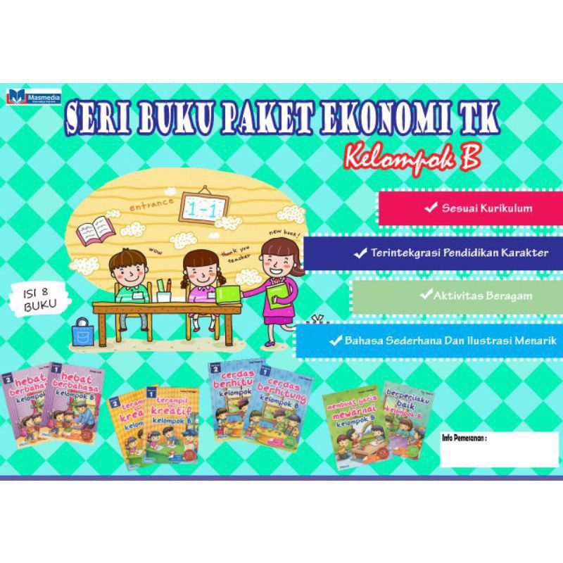 Jual Buku PAUD SERI Buku PAKET EKONOMI TK Kelompok B Isi 8 Buku ...