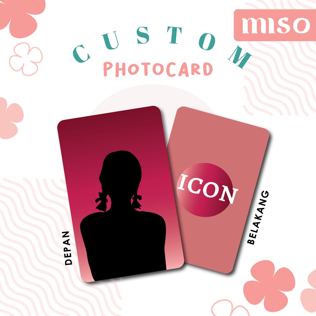 Jual BACA DESKRIPSI || Cetak Photocard Custom Premium / PC custom ...