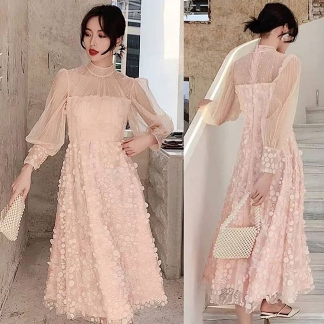 Dress hot sale pink peach