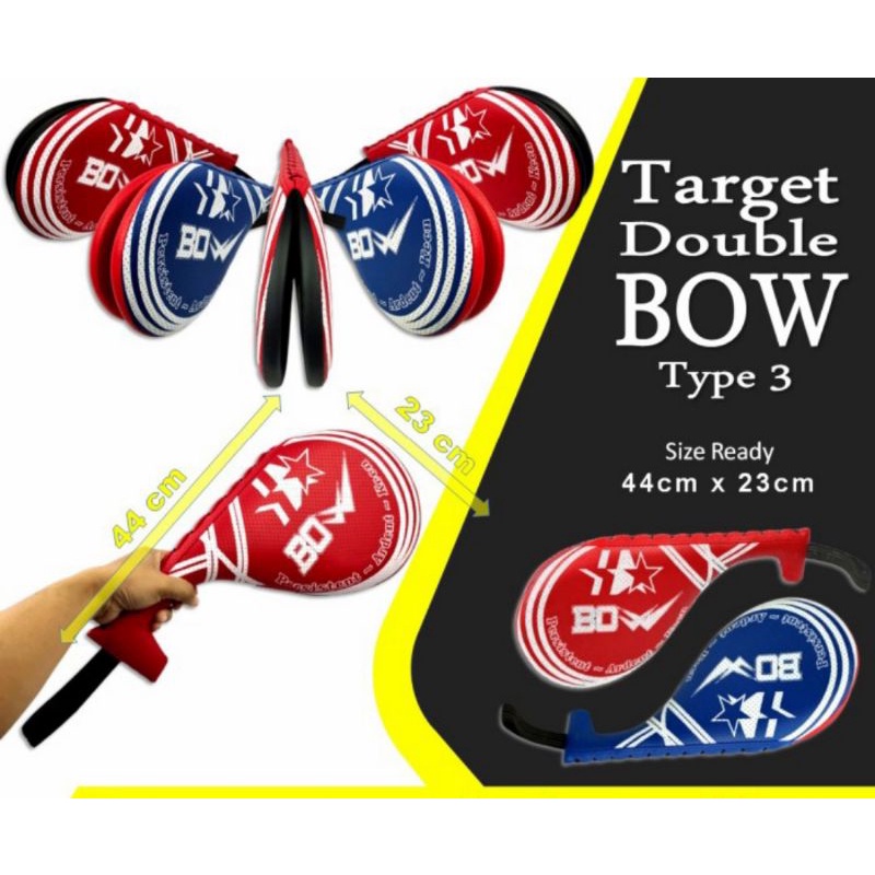 Jual Target Taekwondo Karate Double Bow Star Pad Latihan Tendangan ...