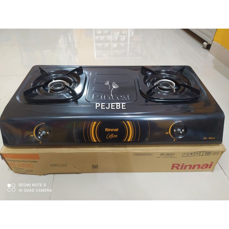 Jual Rinnai Kompor Gas Ri 522c Ri 522c [ 2 Tungku ] Shopee Indonesia