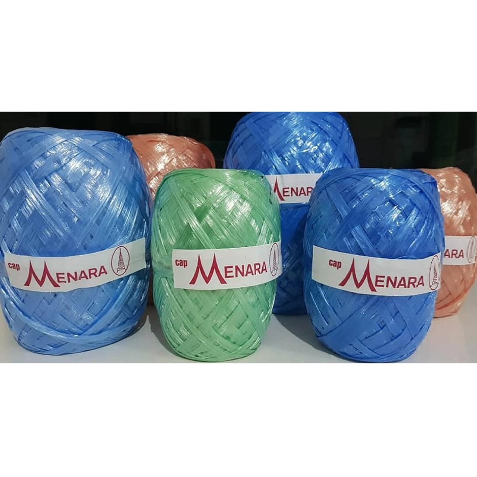 Jual MENARA Tali Rafia 1 kg Per Gulung | Shopee Indonesia