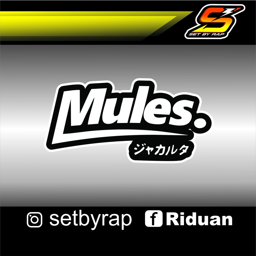 Jual stiker mules | Shopee Indonesia