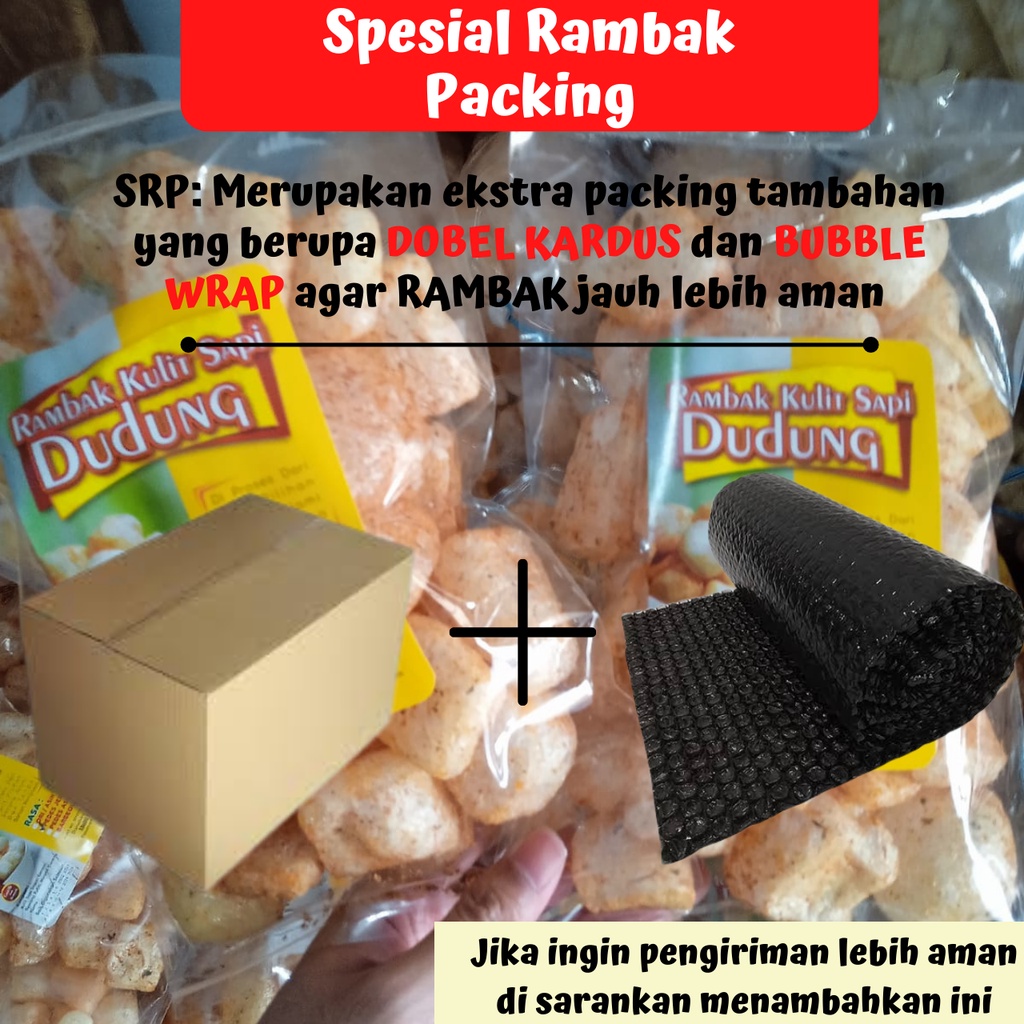 Jual Dorokdok Kerupuk Kulit Sapi Mentah Kemasan 500 Gm Kerupuk Rambak