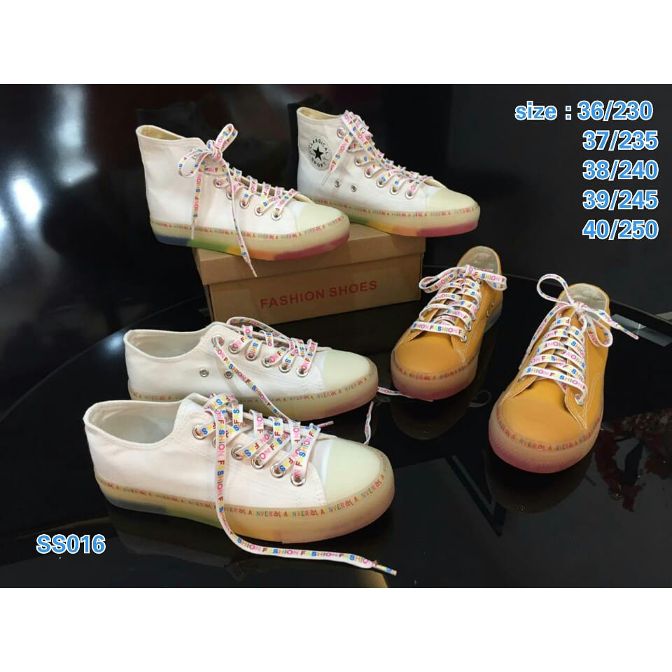 Jual Sepatu Fashion Rainbow SS016 | Shopee Indonesia