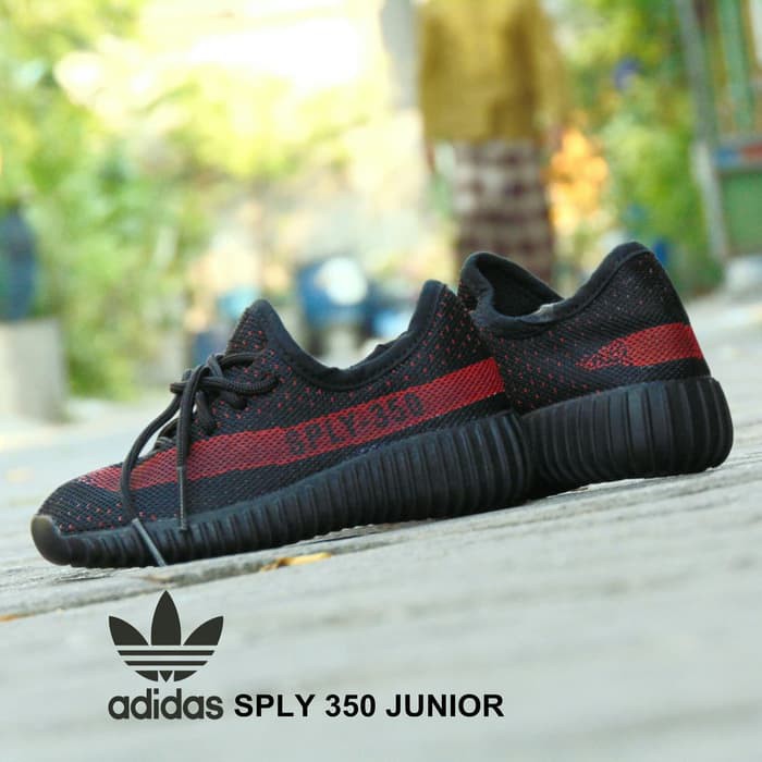 Jual Jual Sepatu Anak Yeezy SPLY 350 Junior GRADE ORI Hitam