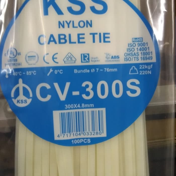 Jual Cable Ties KSS CV300S/Kabel Ties 300x4.8 KSS/ Ties 30cm KSS CV