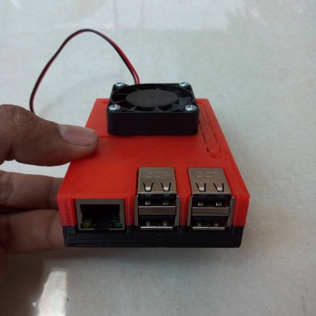 Jual Casing Raspberry Pi 3 Include Fan 40mm | Shopee Indonesia