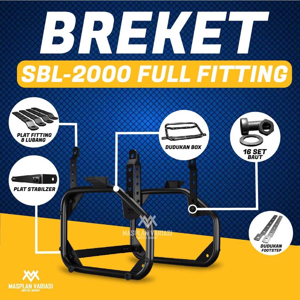 Jual Bracket Breket Box Sbl Universal Untuk Semua Jenis Motor