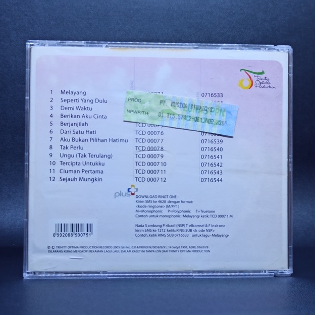 Jual CD UNGU - MELAYANG & 1000 KISAH SATU HATI ORIGINAL | Shopee Indonesia