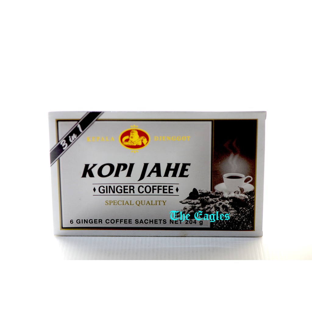 Jual Kopi Jahe Kepala djenggot Solo 6 sachets 3 in 1 kopi jahe gula
