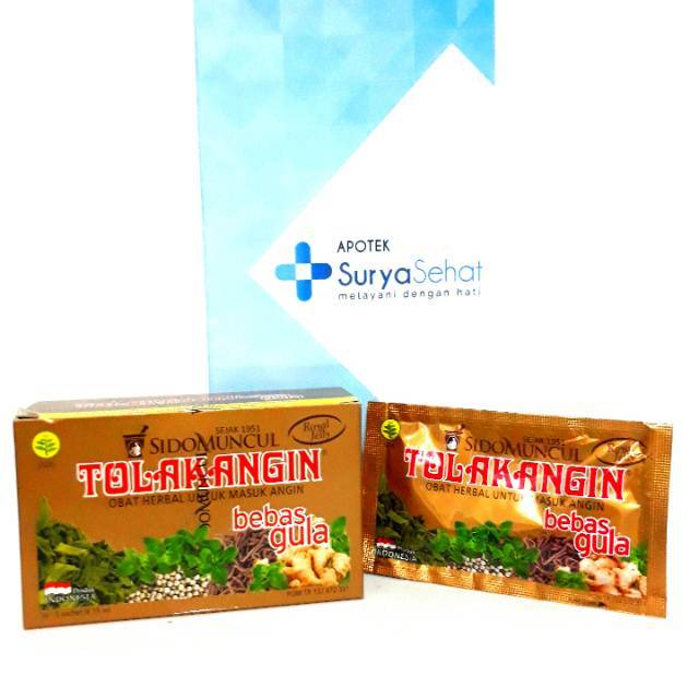 Jual Tolak Angin Cair Bebas Gula Sachet Sidomuncul Shopee Indonesia