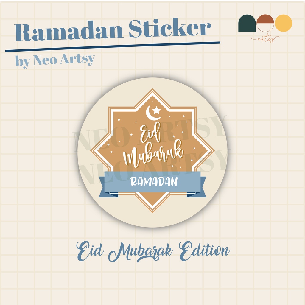 Jual Sticker Ramadhan Aesthetic / Ramadan Sticker / Sticker Bulat ...