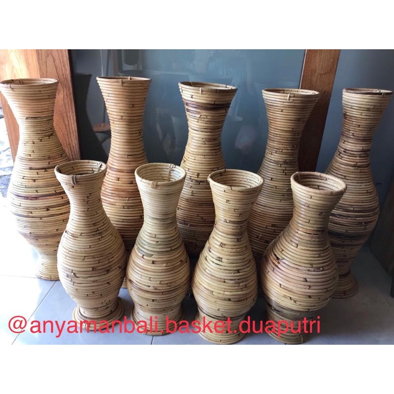 Jual Vas /pot rotan size 70cm | Shopee Indonesia