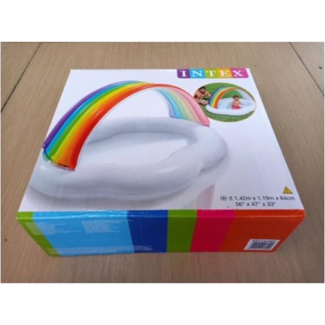Jual INTEX 57141 Kolam Renang Anak RAINBOW CLOUD POOL 142cm | Shopee ...