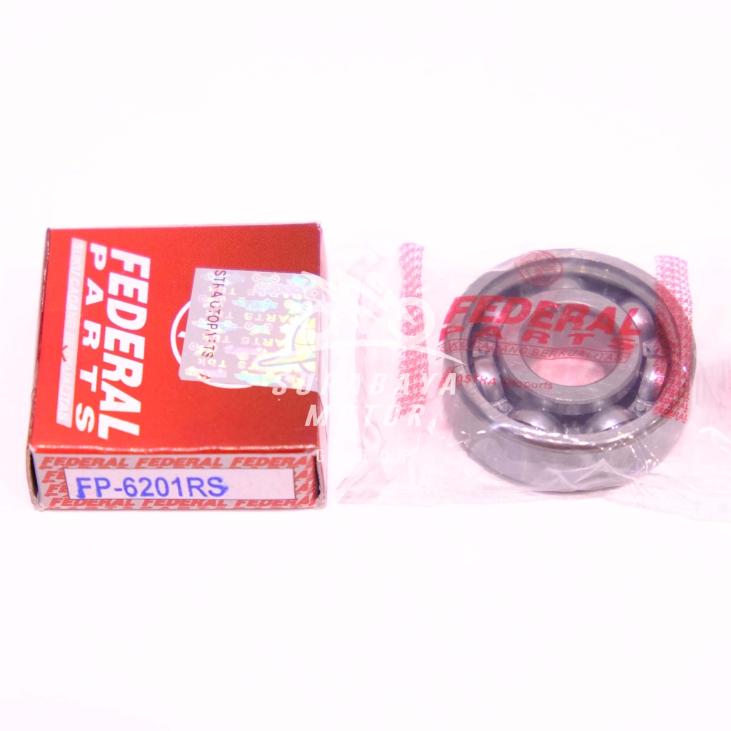 Jual Laher 6201 RS Federal Bearing Lager Sepeda Motor Laker Roda Ban ...