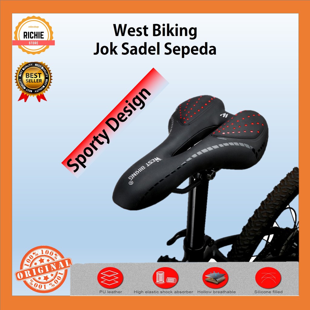 Jual Jok Sadel Sepeda Mtb Empuk Saddle Sepeda Komponen Sepeda Sadel Sepedah Gunung Road Bike