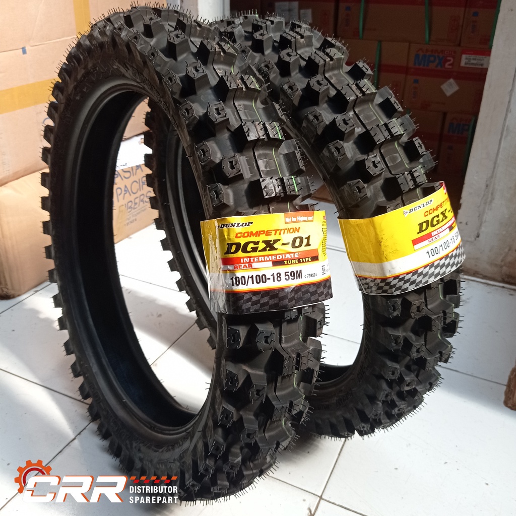 Jual Ban Luar Trail Ban Cross CRF Rally KLX WR155 DUNLOP DGX 01 RING 18 ...