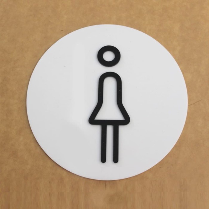 Jual Toilet Sign / Tanda Toilet acrylic / Papan Tanda Toilet Akrilik ...