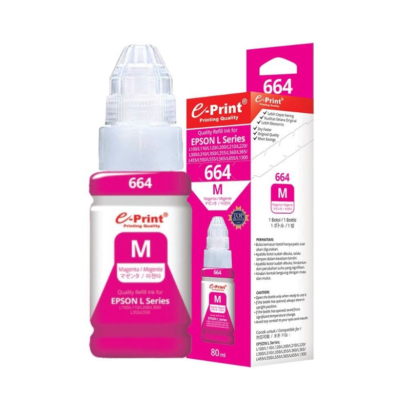 Jual Tinta E-print Epson L Series 664 eprint 80ml | Shopee Indonesia