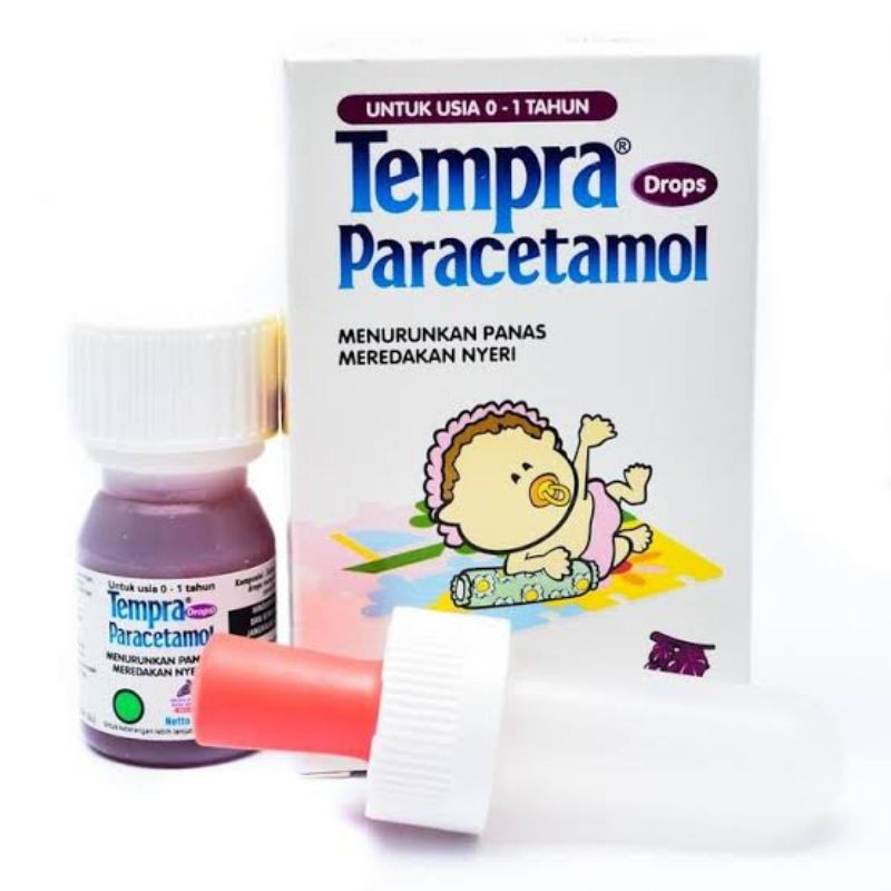 Jual Tempra Drop 15 ml 02 Tahun Syrup Penurun Panas Bayi ORIGINALBPOM
