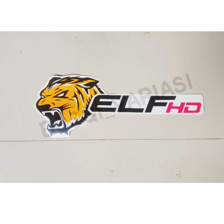 Jual Stiker pintu elf Hd nkr 71 macan - stiker Elf HD Macan NKR L09F ...