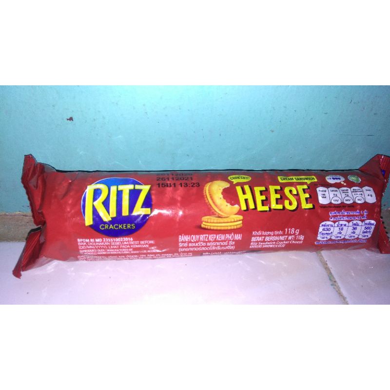 Jual Ritz Crackers Sandwich Cheese 118gr | Shopee Indonesia