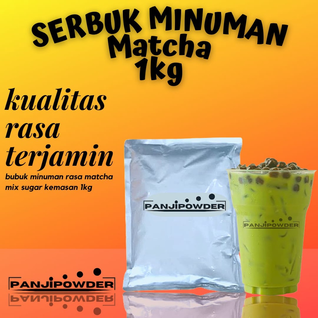 Jual SERBUK MINUMAN KEKINIAN RASA MATCHA 1KG BUBUK MINUMAN RASA MATCHA ...
