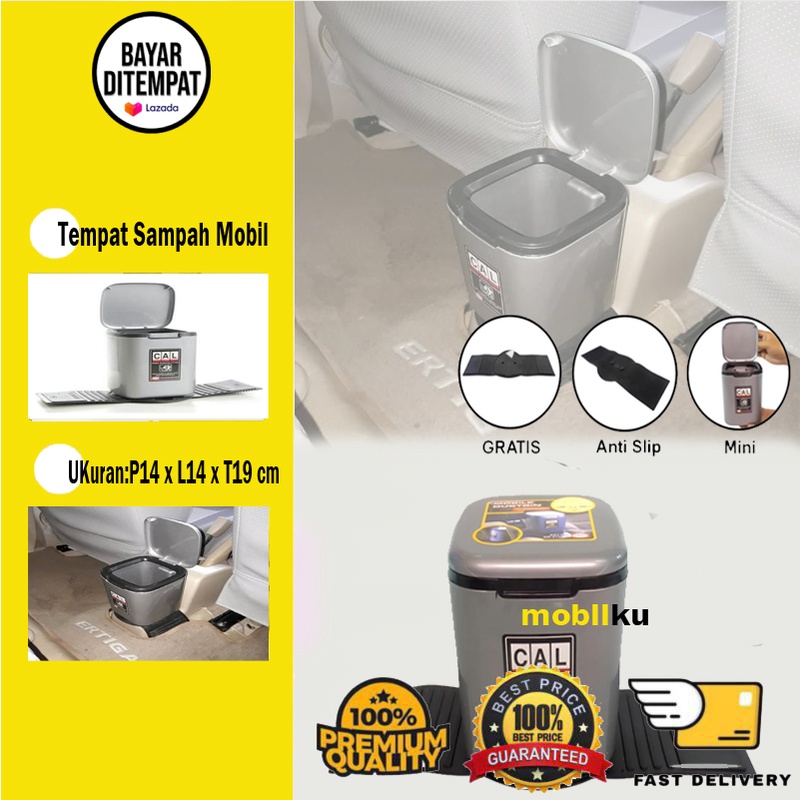 Jual Bisa Cod Tempat Sampah Mobil Shinpo Kotak Sampah Tong Sampah Car Dustbin Multifungsi 4128