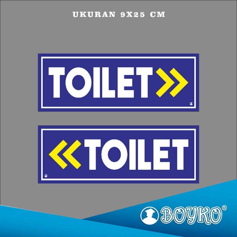 Jual Acrylic Sign Papan Nama Label Acrylic Toilet Kanan Toilet Kiri