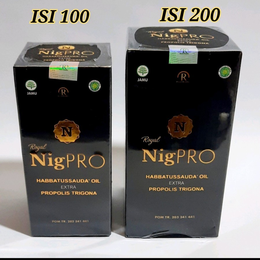 Jual NIGPRO ASLI ORIGINAL 200 KAPSUL & 100 KAPSUL Habbatussauda Premium ...