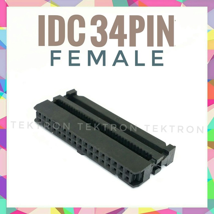 Jual IDC 34pin female ribbon cable typr 34p | Shopee Indonesia