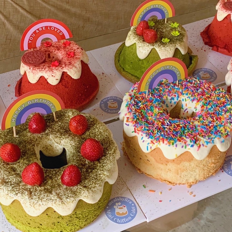 Jual Chiffon Cake | Birthday Cake, Maxi 18cm Chiffon Cake | Shopee ...