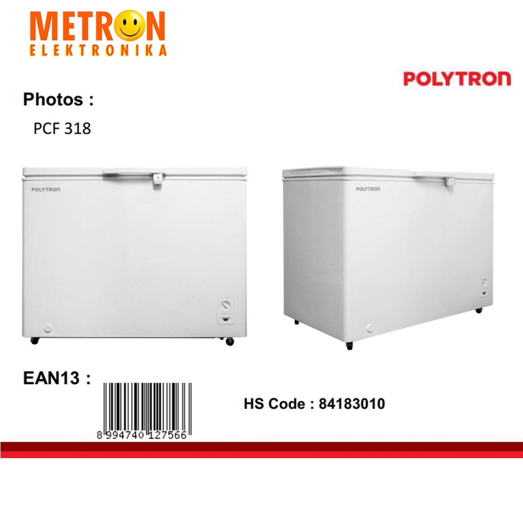 Jual POLYTRON Pcf 317 Chest Freezer Box [300 L] di Seller Saerah Elektronik  - SUMBER MURAHH - Kota Surakarta (Solo)