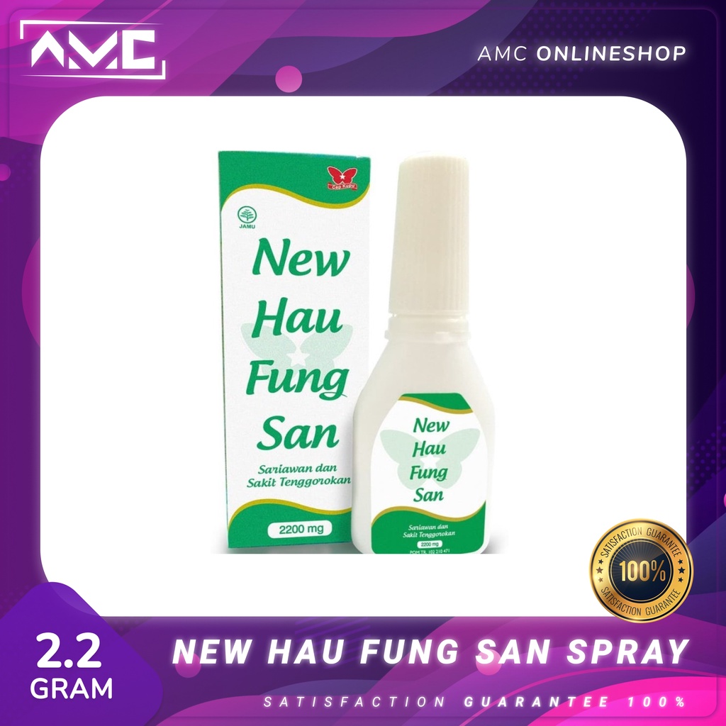 Jual Spray New Hau Fung San Powder Obat Sariawan Dan Sakit Tenggorokan Shopee Indonesia