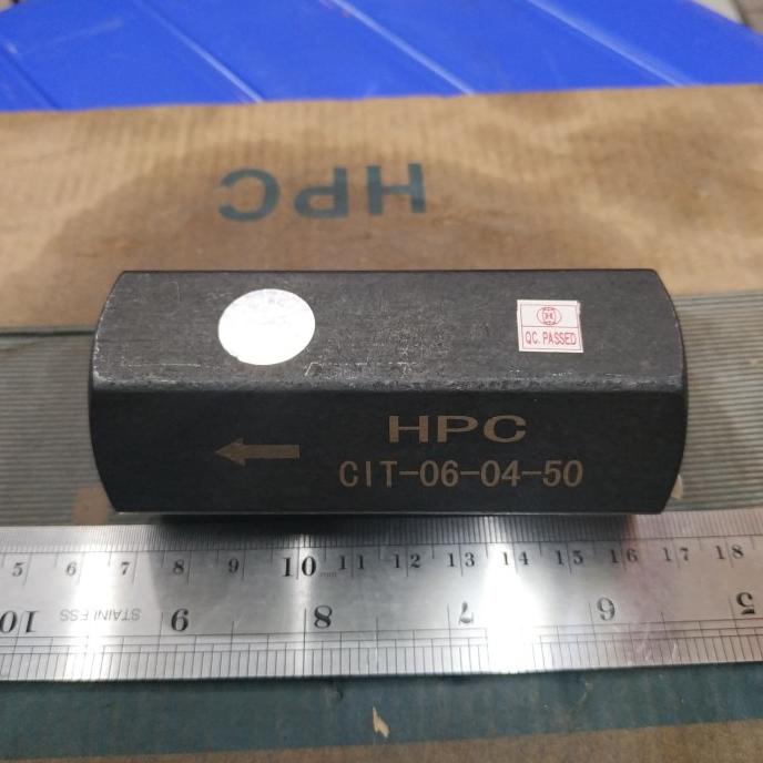 Jual CIT-06-04-50 3/4 INCHI CHECK VALVE HYDRAULIC MEREK HPC hydraul11 ...