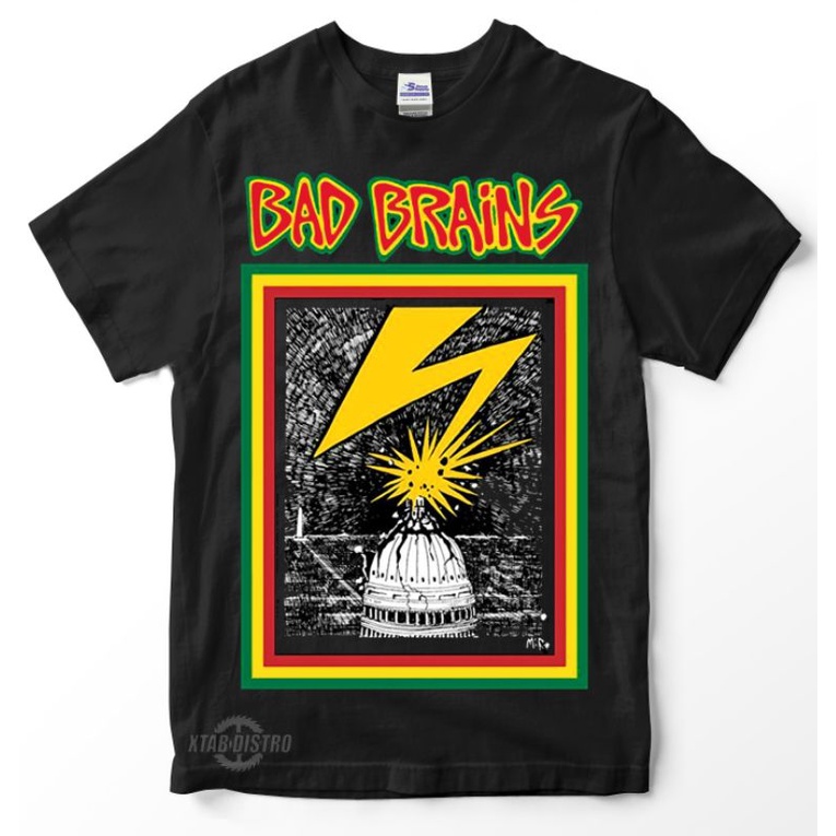 Jual kaos BAD BRAINS Premium tshirt bad brains kaos band punk hardcore ...