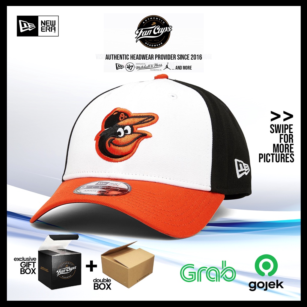 Jual Topi New Era Original MLB Baltimore Orioles 9FORTY warna Putih ...